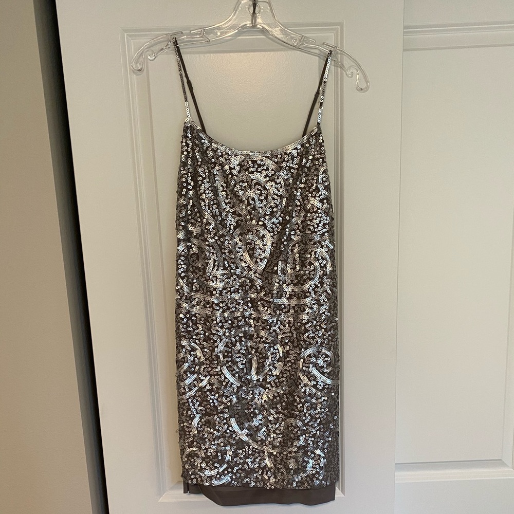 BCBGMAXAZRIA Sequin Cocktail Dress